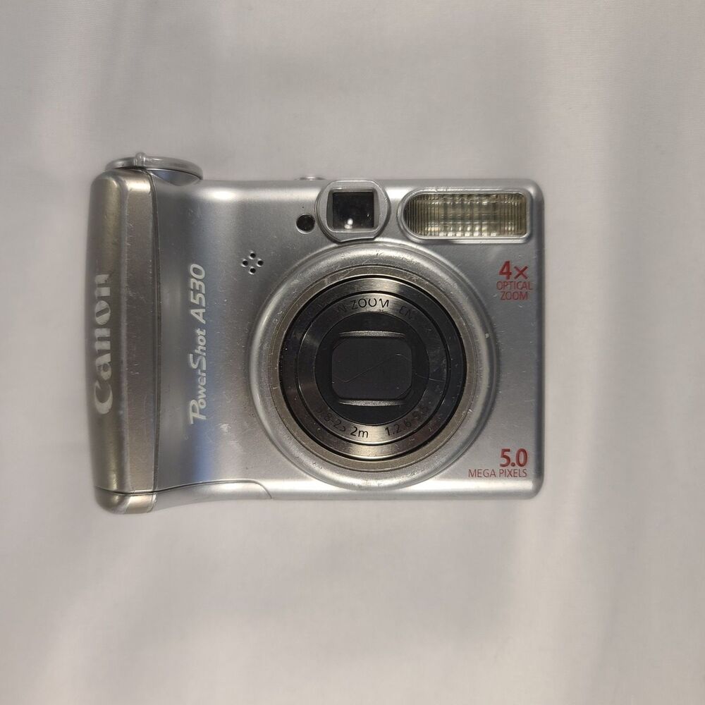 Canon PowerShot A530 5.0MP Digital Camera - Silver (1119B007AA)